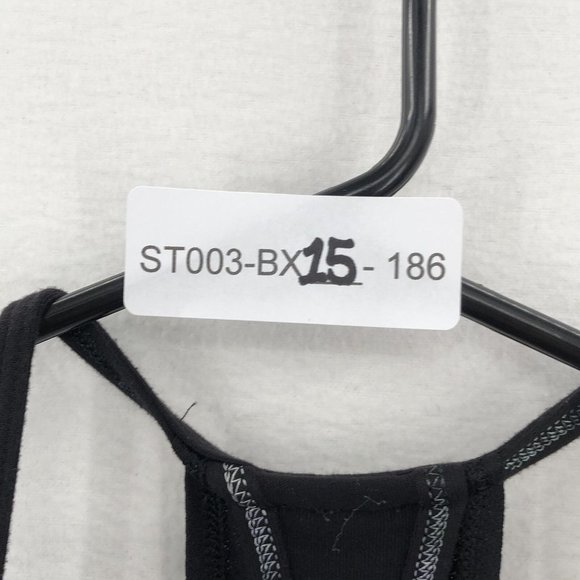 LULULEMON Womens Black Sleeveless Built In Bra Racerback Activewear Tank Top 4 - Picture 2 of 7